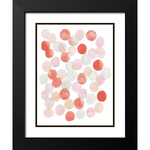 Candy Pattern I Black Modern Wood Framed Art Print with Double Matting by Popp, Grace