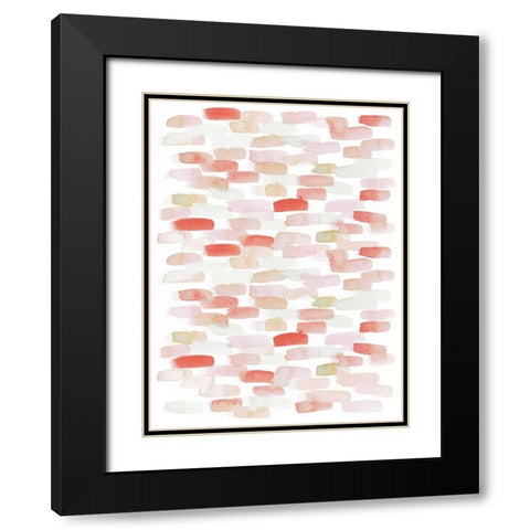 Candy Pattern IV Black Modern Wood Framed Art Print with Double Matting by Popp, Grace