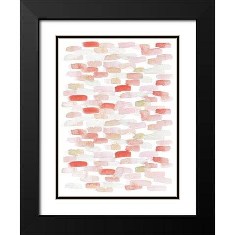 Candy Pattern IV Black Modern Wood Framed Art Print with Double Matting by Popp, Grace