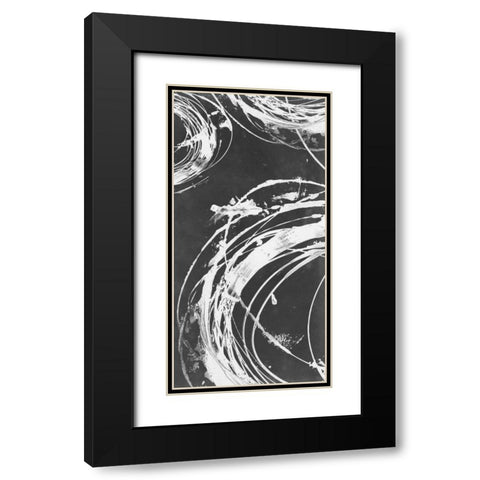 Circle Back I Black Modern Wood Framed Art Print with Double Matting by Harper, Ethan