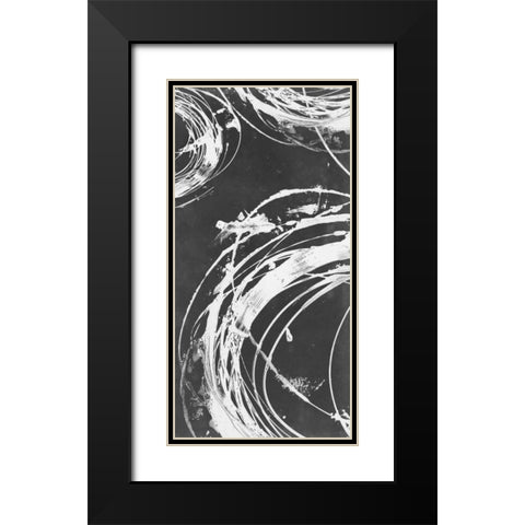 Circle Back I Black Modern Wood Framed Art Print with Double Matting by Harper, Ethan