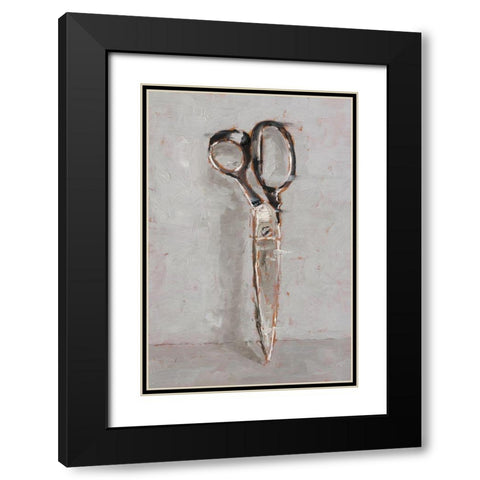 Cut it Out II Black Modern Wood Framed Art Print with Double Matting by Harper, Ethan