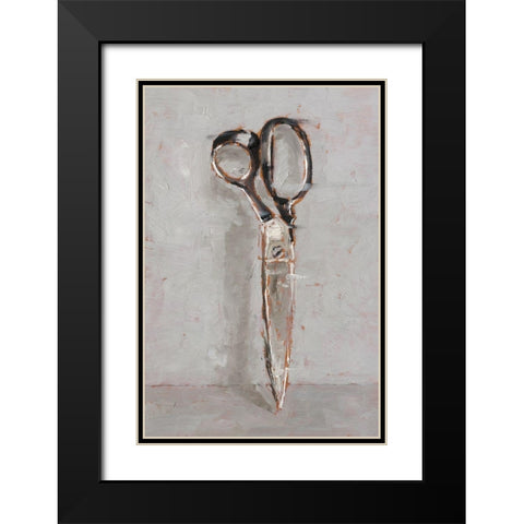 Cut it Out II Black Modern Wood Framed Art Print with Double Matting by Harper, Ethan