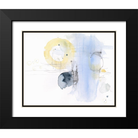 Gathering Remnants II Black Modern Wood Framed Art Print with Double Matting by Parker, Jennifer Paxton