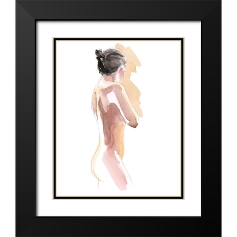 Light Bath Black Modern Wood Framed Art Print with Double Matting by Parker, Jennifer Paxton