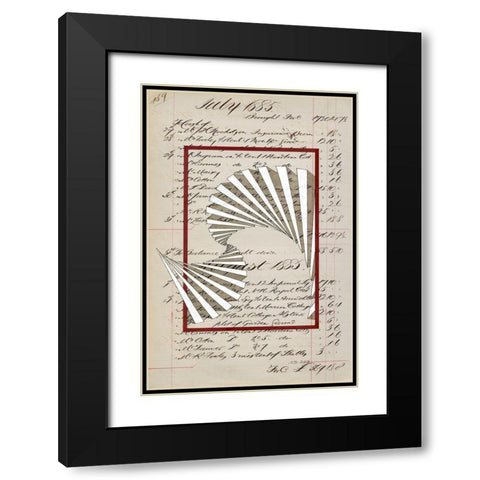 Journal Sketches XVIII Black Modern Wood Framed Art Print with Double Matting by Galapon, Nikki