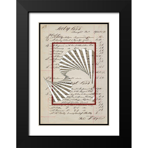 Journal Sketches XVIII Black Modern Wood Framed Art Print with Double Matting by Galapon, Nikki
