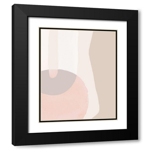 Sun Shapes I Black Modern Wood Framed Art Print with Double Matting by Parker, Jennifer Paxton