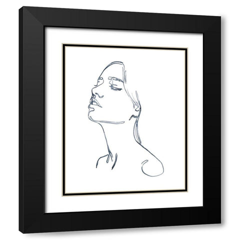 Exhale I Black Modern Wood Framed Art Print with Double Matting by Parker, Jennifer Paxton