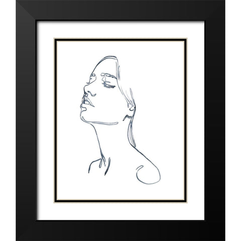Exhale I Black Modern Wood Framed Art Print with Double Matting by Parker, Jennifer Paxton