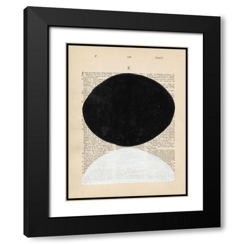 Modern Definition I Black Modern Wood Framed Art Print with Double Matting by Stramel, Renee W.