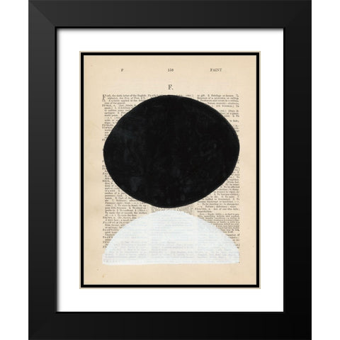 Modern Definition I Black Modern Wood Framed Art Print with Double Matting by Stramel, Renee W.