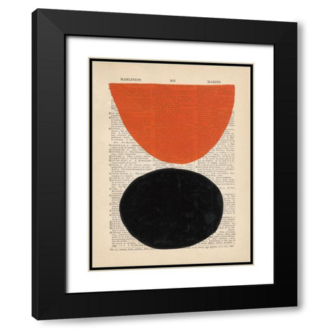Modern Definition IV Black Modern Wood Framed Art Print with Double Matting by Stramel, Renee W.