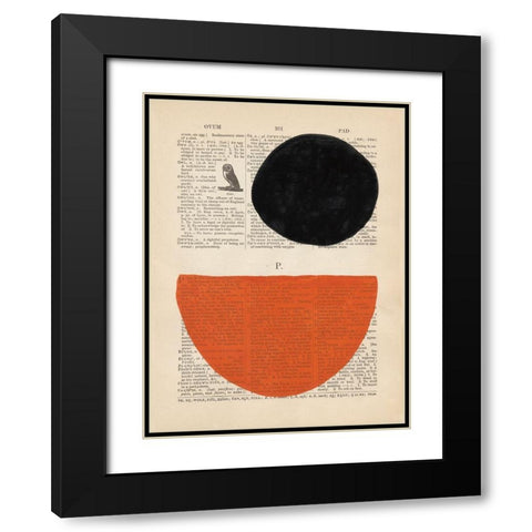 Modern Definition V Black Modern Wood Framed Art Print with Double Matting by Stramel, Renee W.