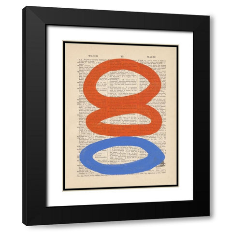 Modern Definition VI Black Modern Wood Framed Art Print with Double Matting by Stramel, Renee W.