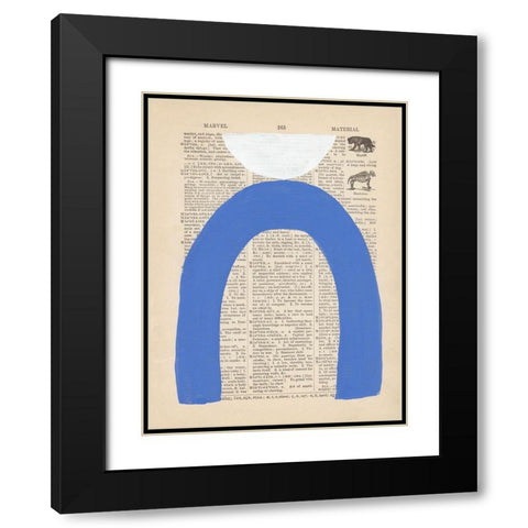 Modern Definition VIII Black Modern Wood Framed Art Print with Double Matting by Stramel, Renee W.