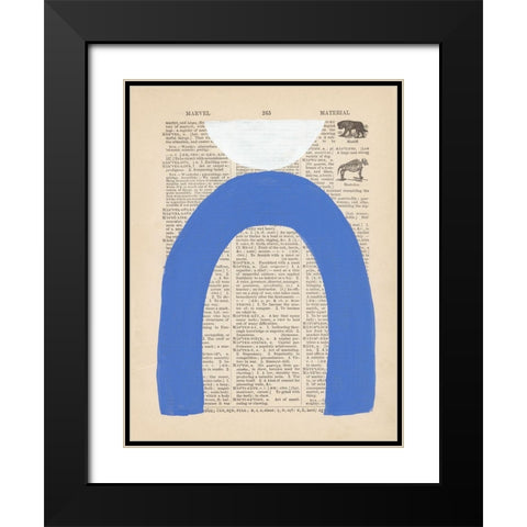 Modern Definition VIII Black Modern Wood Framed Art Print with Double Matting by Stramel, Renee W.