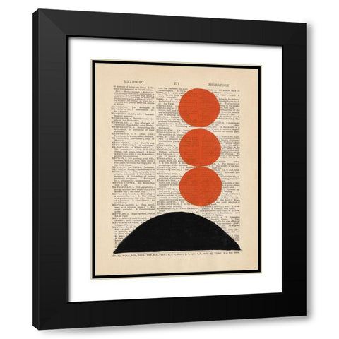 Modern Definition IX Black Modern Wood Framed Art Print with Double Matting by Stramel, Renee W.