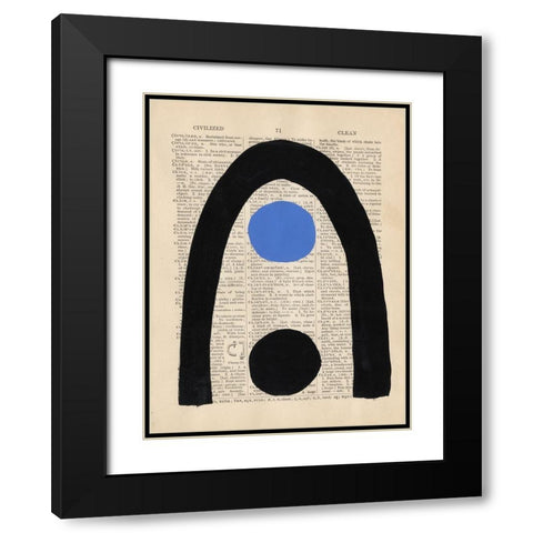 Modern Quotation III Black Modern Wood Framed Art Print with Double Matting by Stramel, Renee W.