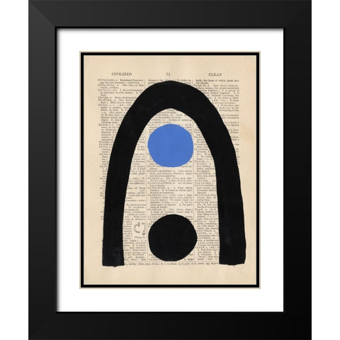 Modern Quotation III Black Modern Wood Framed Art Print with Double Matting by Stramel, Renee W.