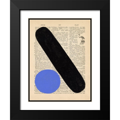 Modern Quotation IV Black Modern Wood Framed Art Print with Double Matting by Stramel, Renee W.