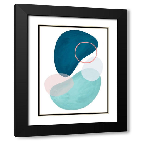 Mod Oasis I Black Modern Wood Framed Art Print with Double Matting by Parker, Jennifer Paxton