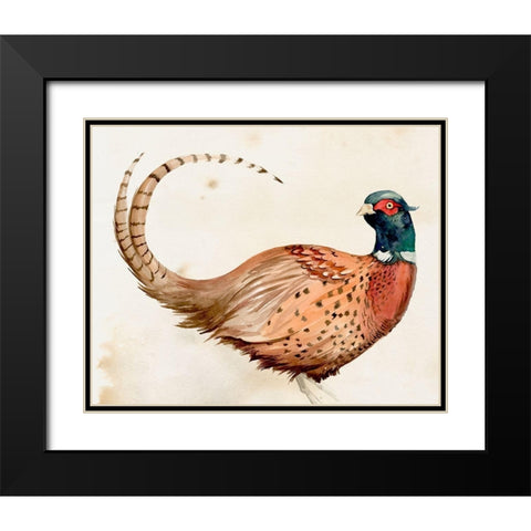 Pheasantry I Black Modern Wood Framed Art Print with Double Matting by Parker, Jennifer Paxton