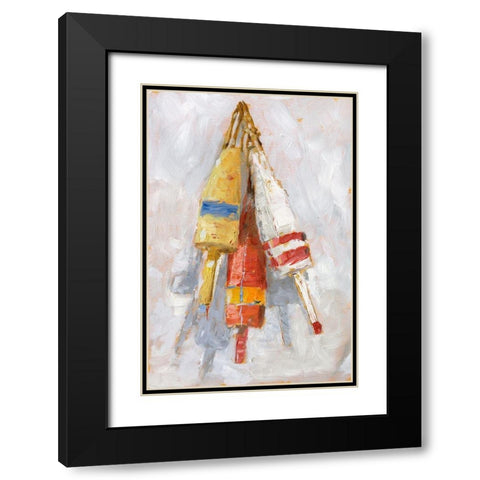Boat Fenders II Black Modern Wood Framed Art Print with Double Matting by Harper, Ethan