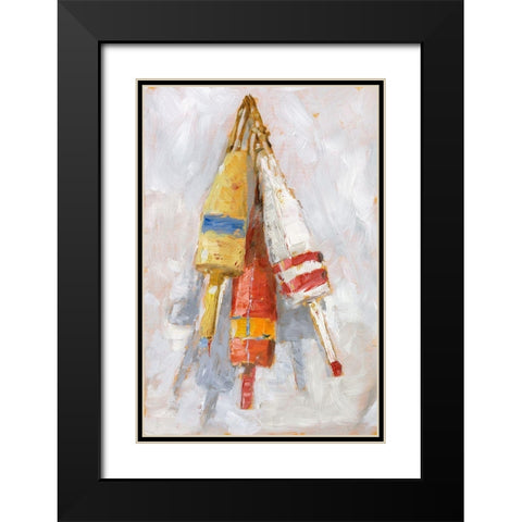 Boat Fenders II Black Modern Wood Framed Art Print with Double Matting by Harper, Ethan