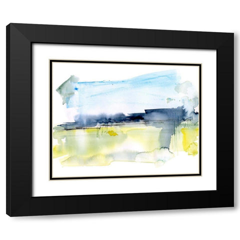Paynes Gray Plains I Black Modern Wood Framed Art Print with Double Matting by Parker, Jennifer Paxton