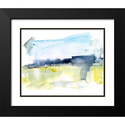 Paynes Gray Plains I Black Modern Wood Framed Art Print with Double Matting by Parker, Jennifer Paxton