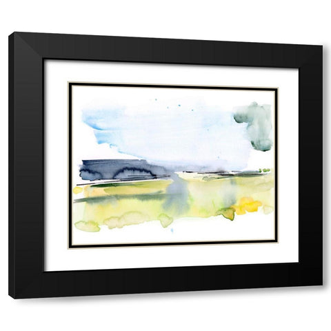 Paynes Gray Plains II Black Modern Wood Framed Art Print with Double Matting by Parker, Jennifer Paxton