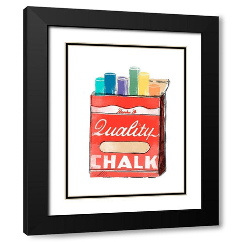 School Days I Black Modern Wood Framed Art Print with Double Matting by Vess, June Erica