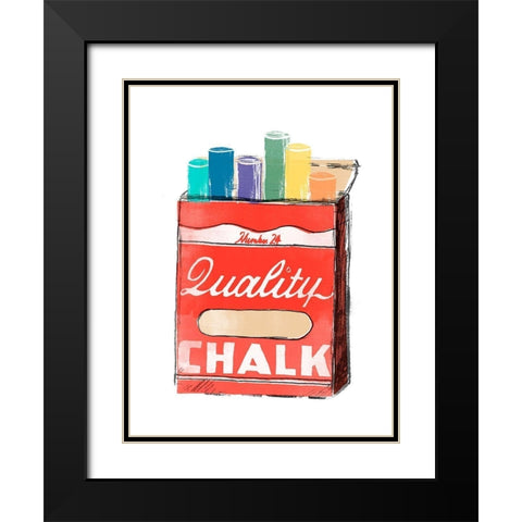School Days I Black Modern Wood Framed Art Print with Double Matting by Vess, June Erica