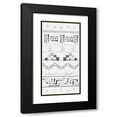 Paz II Black Modern Wood Framed Art Print with Double Matting by Parker, Jennifer Paxton