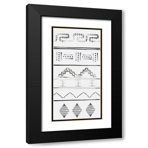 Paz III Black Modern Wood Framed Art Print with Double Matting by Parker, Jennifer Paxton