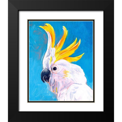 Neon Mohawk I Black Modern Wood Framed Art Print with Double Matting by Parker, Jennifer Paxton