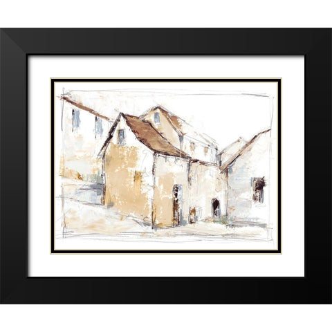 Quiet Streets I Black Modern Wood Framed Art Print with Double Matting by Harper, Ethan