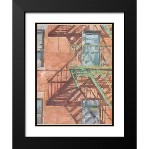 Urban Facade I Black Modern Wood Framed Art Print with Double Matting by Harper, Ethan