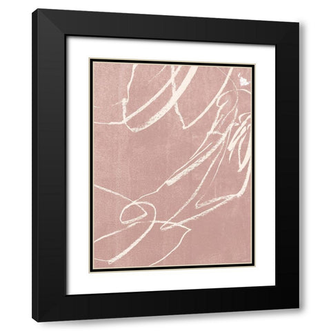 Tactile Reflex II Black Modern Wood Framed Art Print with Double Matting by Parker, Jennifer Paxton