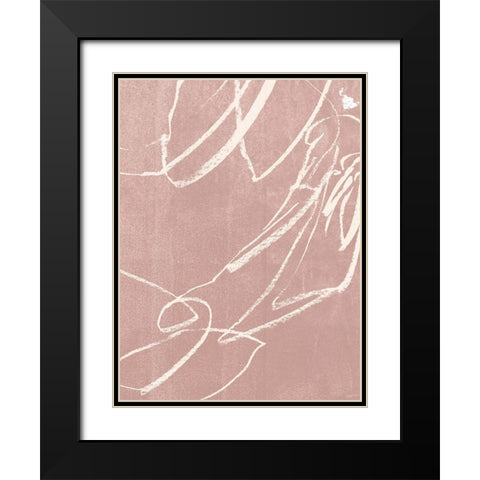 Tactile Reflex II Black Modern Wood Framed Art Print with Double Matting by Parker, Jennifer Paxton