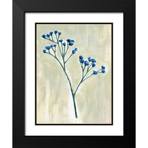 Neutral Stem I Black Modern Wood Framed Art Print with Double Matting by Warren, Annie
