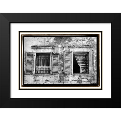 Catching the Breeze Black Modern Wood Framed Art Print with Double Matting by DeNardo, Laura