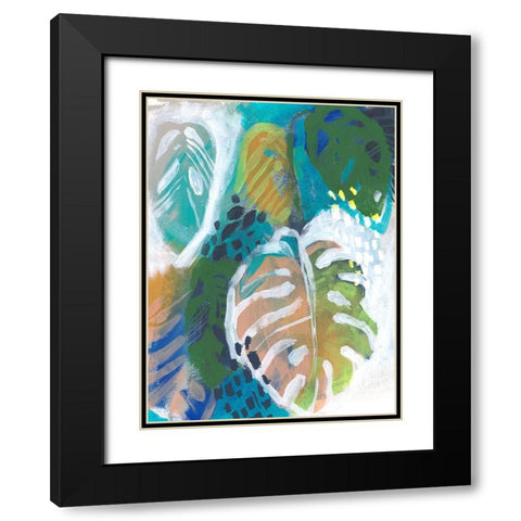 Hazy Jungle I Black Modern Wood Framed Art Print with Double Matting by Parker, Jennifer Paxton