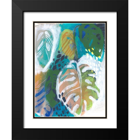 Hazy Jungle I Black Modern Wood Framed Art Print with Double Matting by Parker, Jennifer Paxton