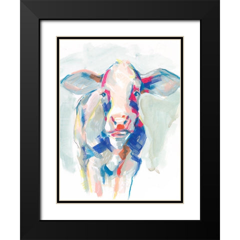Fluorescent Farm I Black Modern Wood Framed Art Print with Double Matting by Parker, Jennifer Paxton