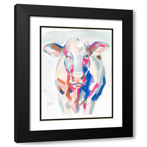 Fluorescent Farm III Black Modern Wood Framed Art Print with Double Matting by Parker, Jennifer Paxton