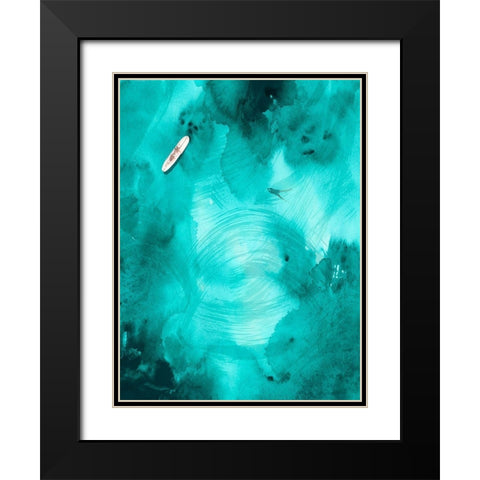 On the Outside I Black Modern Wood Framed Art Print with Double Matting by Parker, Jennifer Paxton