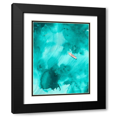 On the Outside II Black Modern Wood Framed Art Print with Double Matting by Parker, Jennifer Paxton