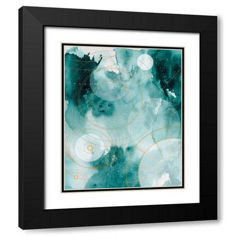 Magical Graduation Stars I Black Modern Wood Framed Art Print with Double Matting by Parker, Jennifer Paxton